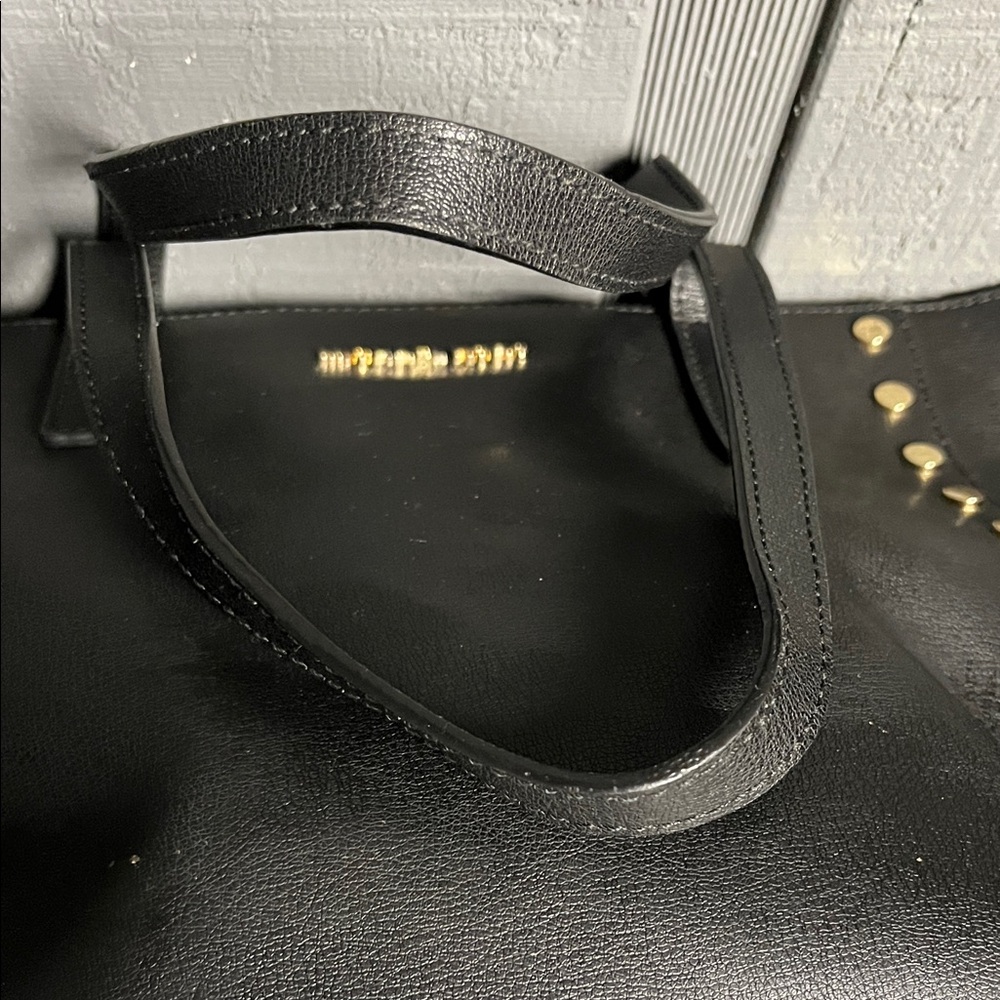 Michael Kors Black Tote with Gold Accents - Picture 8 of 8
